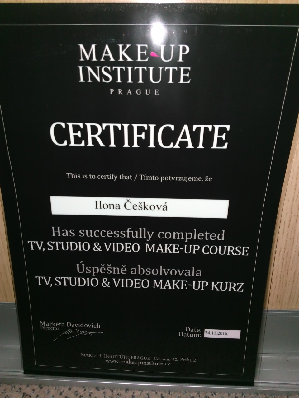 Certifikát TV